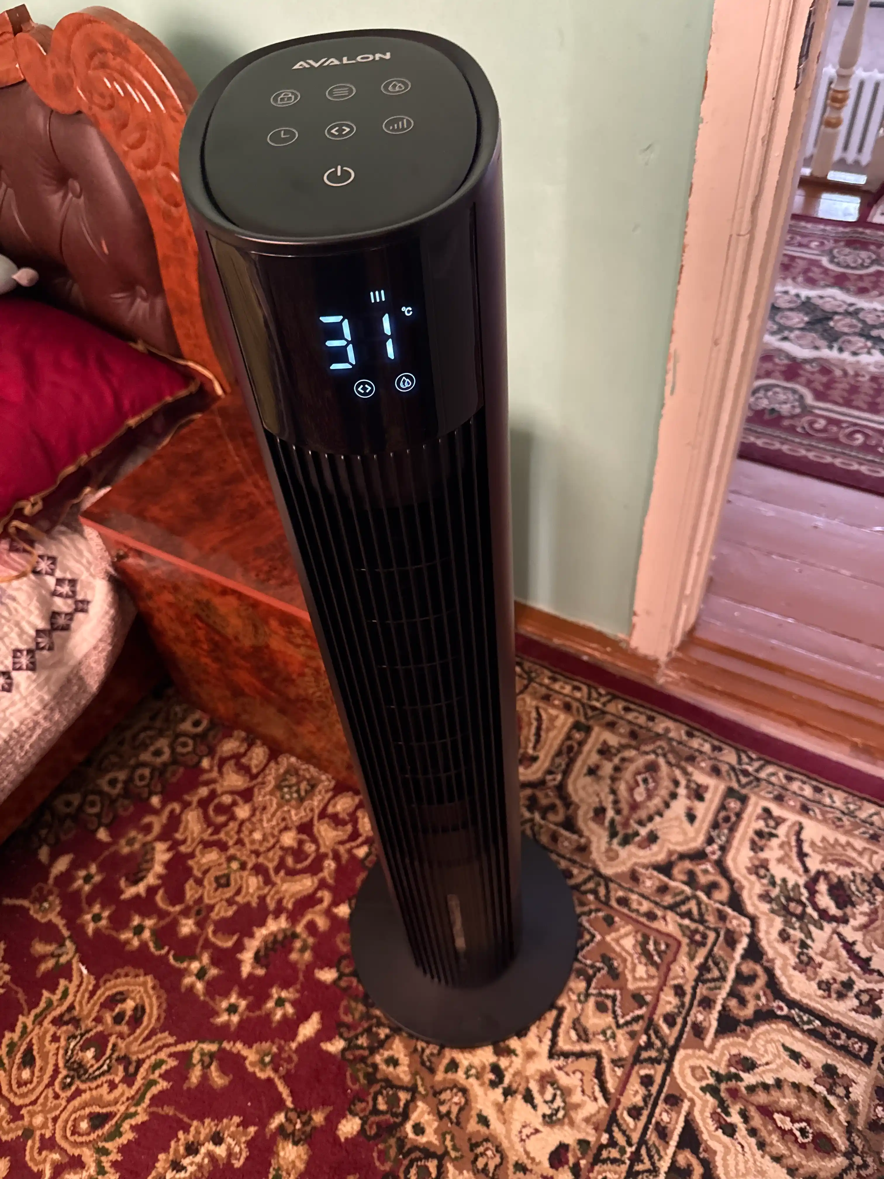 AVALON AVL-TF-4203R-42 dyumli 2 ta 1 da kolonali ventilyator va havo namlagich