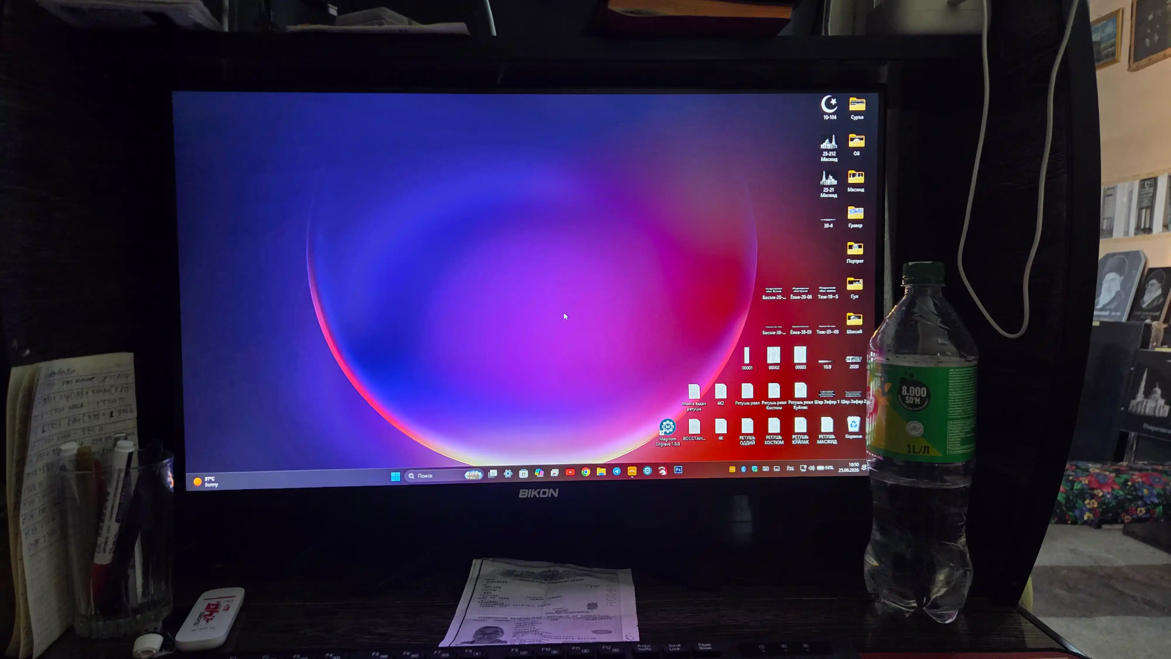 Monitor BIKON 22, 24, 27, 32 120-240Hz, IPS FullHD, office o`qish, ish uchun
