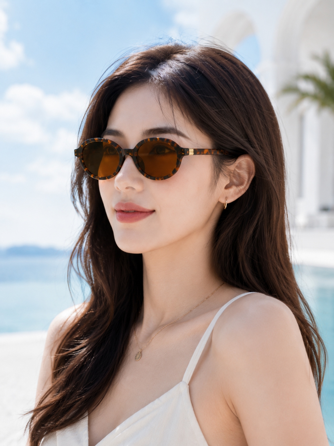 Очки солнцезащитные MiuMiu ретро, защита от УФ, унисекс
