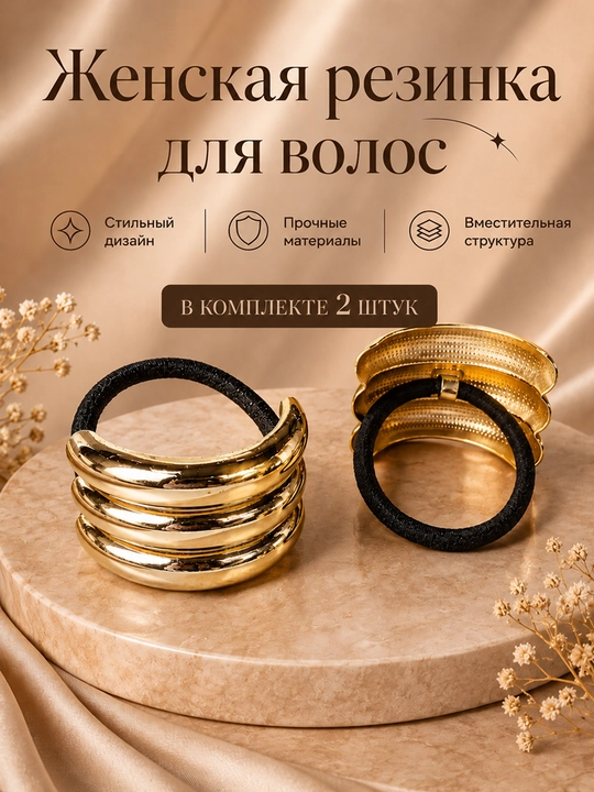 Резинки для волос металлические