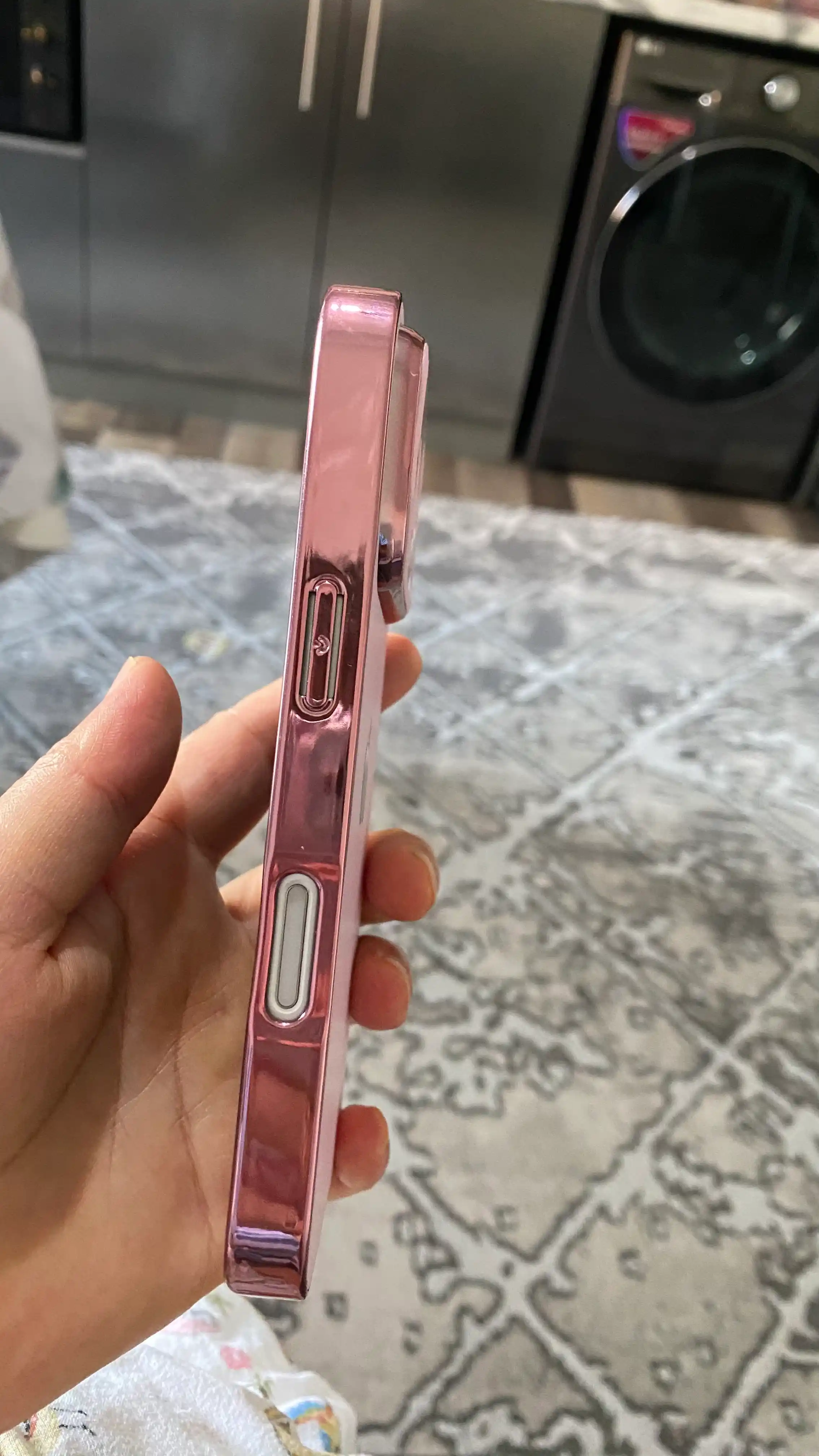 Chexol iPhone 11, 12, 13, 14, 15, 16, 17, Pro, Max, uchun, ko'k, oq, pushti, silikon