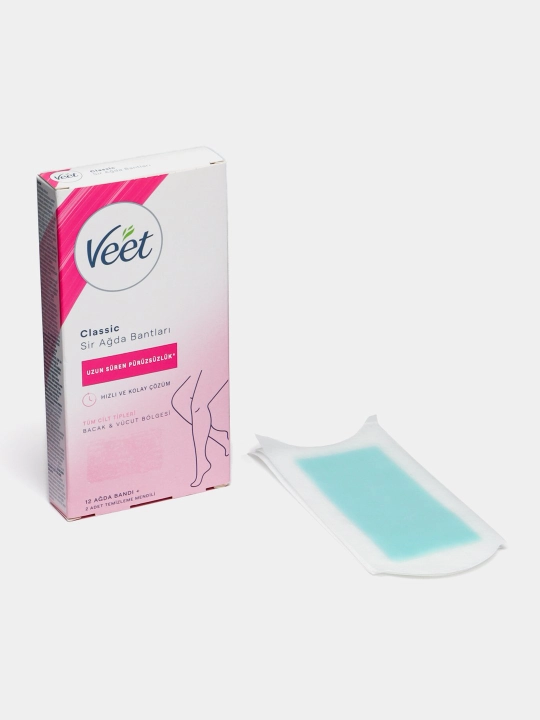 Veet mum tasmalari 12 dona 2 ta shi yog‘i solingan salfetka - 