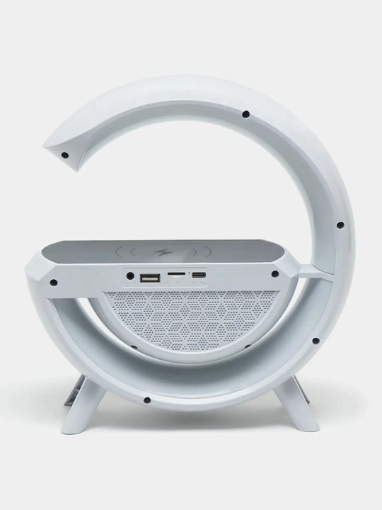Большая беспроводная колонка Bluetooth, караоке, с RGB подсветкой, с микрофоном и пультом