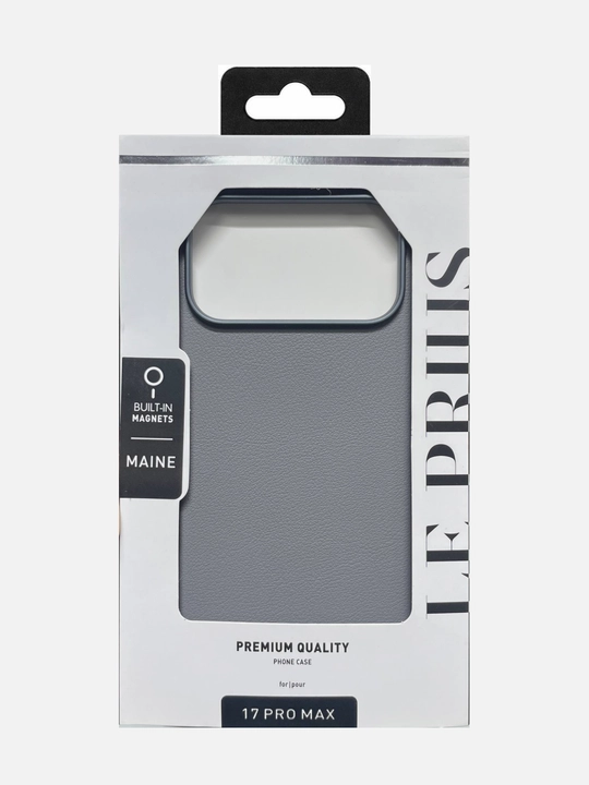 IPhone 17-16 Pro/Pro Max uchun tabiiy charm g‘ilof. Le Prius Maine Magsafe g‘ilofi