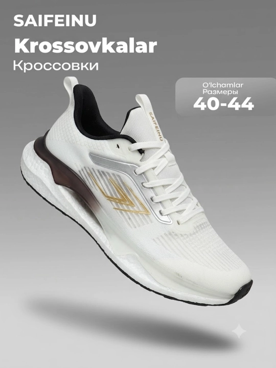 SAIFEINU erkaklar sport krossovkalari, yugurish, fitnes va mashg‘ulotlar uchun mo‘ljallangan, yengil va qulay