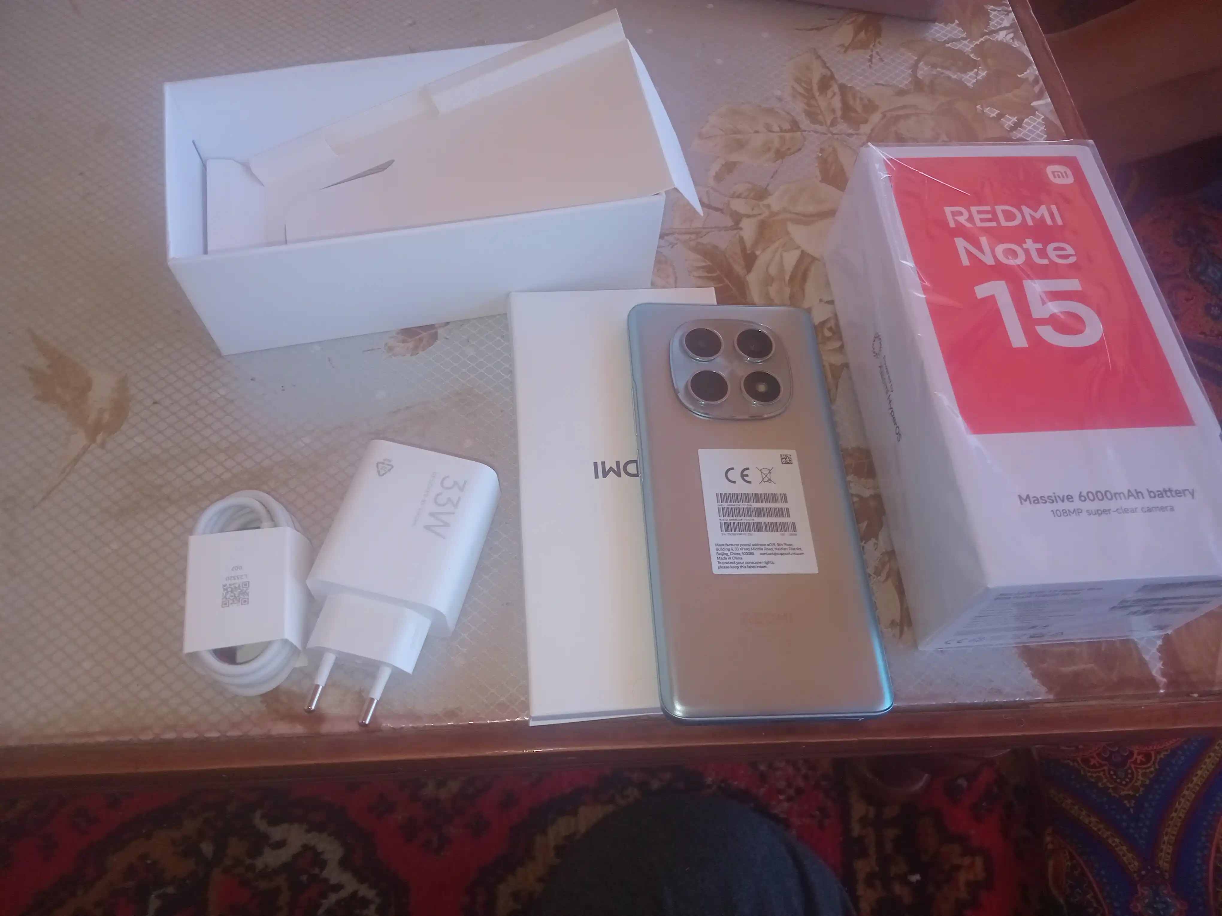 Смартфон Xiaomi Redmi Note 15, 108МП, AMOLED 120 ГЦ, 6000 мАч