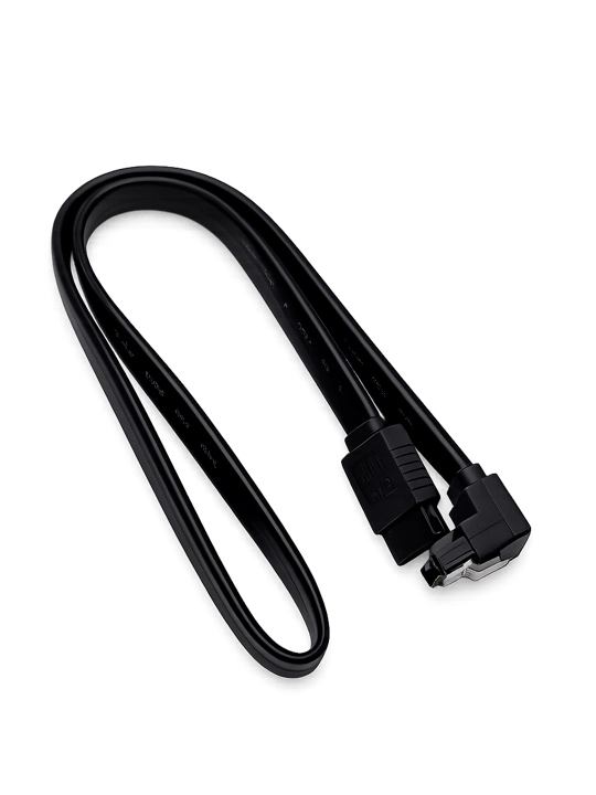 SSD va HDD uchun SATA III (SATA 3.0) shleyf kabeli, 90° burchakli, 6 Gbit/s,40 sm