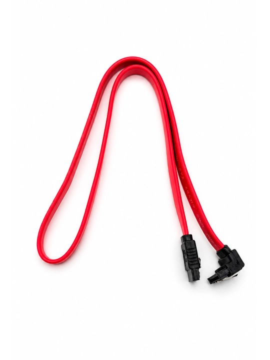 SSD va HDD uchun SATA III (SATA 3.0) shleyf kabeli, 90° burchakli, 6 Gbit/s,40 sm