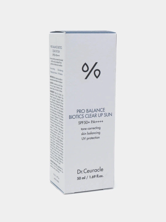 Dr. Ceuracle Pro-Balance Biotics Clear Up Sun probiotiklari quyoshdan himoya SPF50+ PA++++