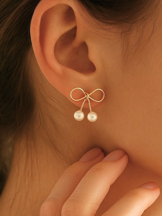 Серьги женские, элегантные, нарядные, и повседневные, жемчужиной