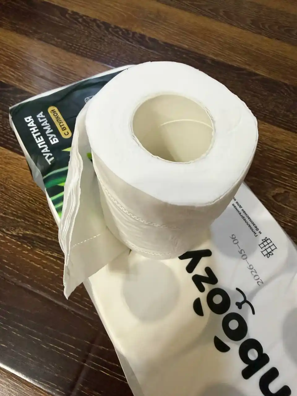 Bambóozy ekologik toza bambuk hojatxona qog‘ozi, 6 qavat, 10 o‘ram