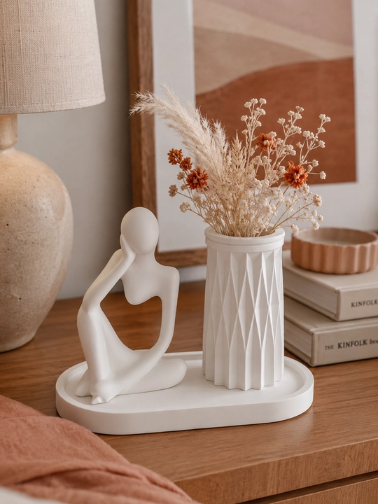 Silikon qolip, gullar uchun guldon, guldon qolipi, gips va smola uchun mold