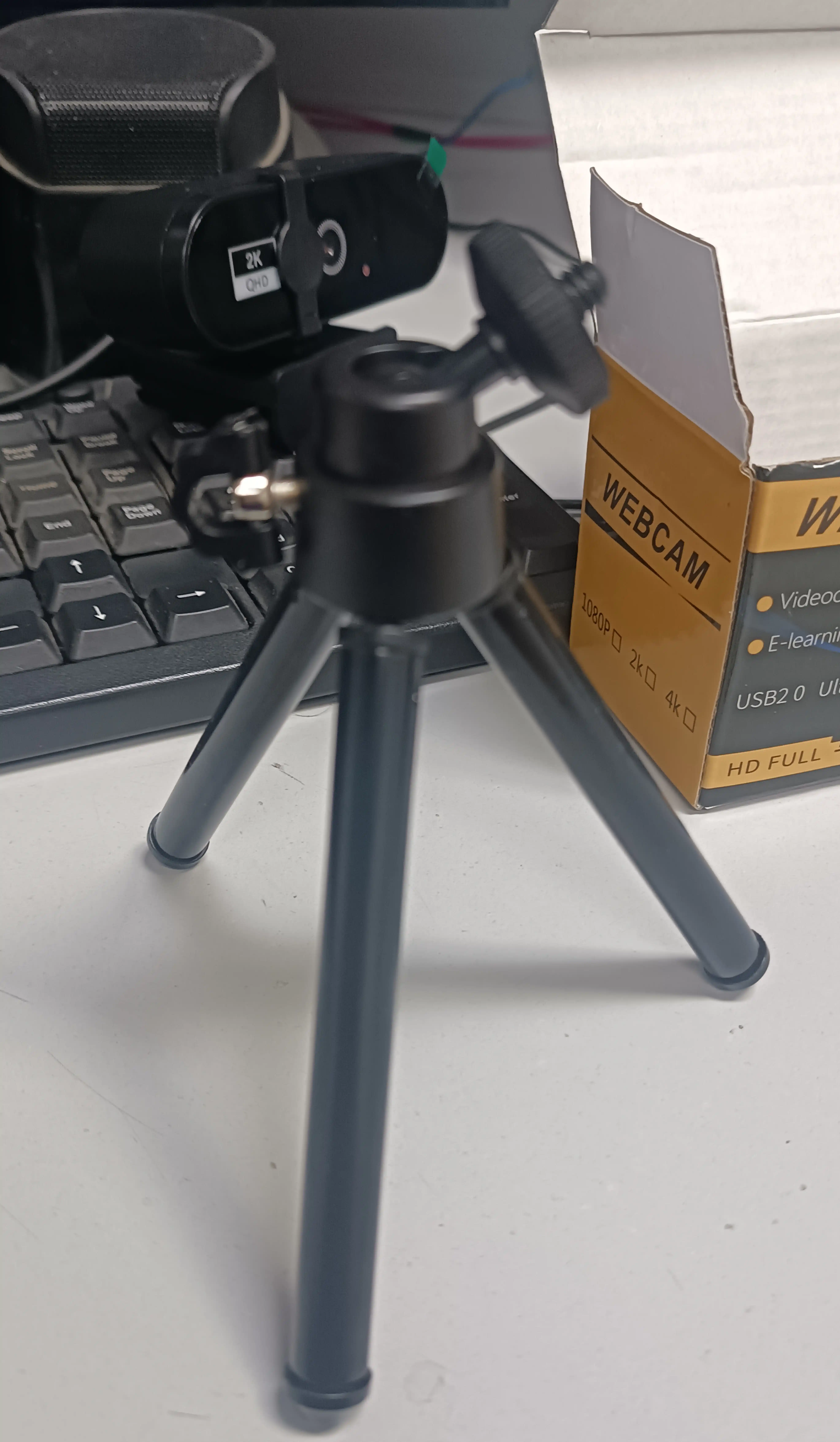 Kompyuter va noutbuk uchun veb-kamera, 1 oy kafolati bilan USB veb-kamera, 2K, Full HD