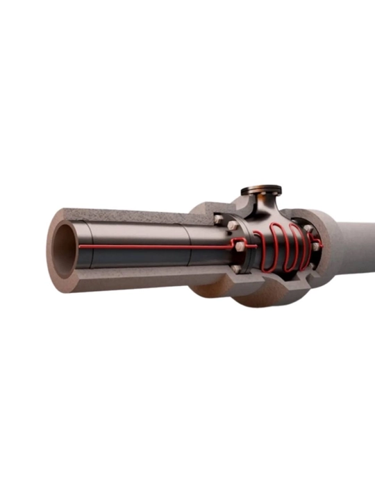 IQ PIPE CW quvurlarni muzlashdan himoya qilish uchun isituvchi 15 Vt/m termostat bilan