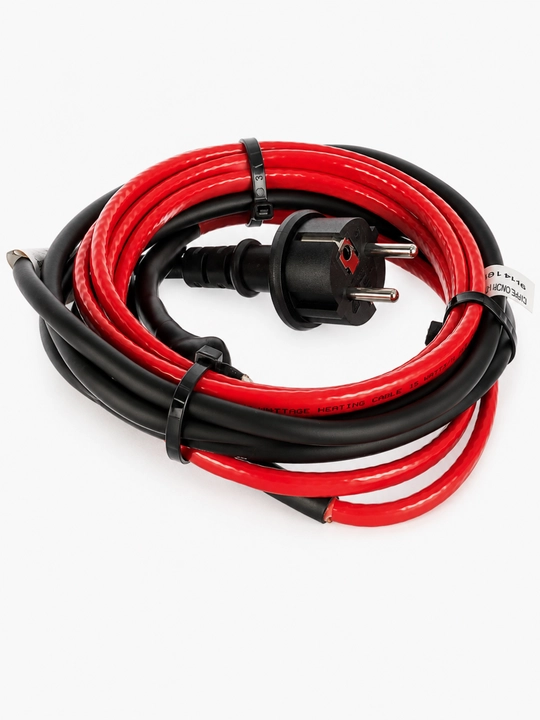 IQ PIPE CW quvurlarni muzlashdan himoya qilish uchun isituvchi 15 Vt/m termostat bilan