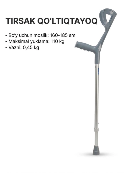 Qo'ltiq tayoq, hassa tayoq, oyoq singanda yurish uchun hassa