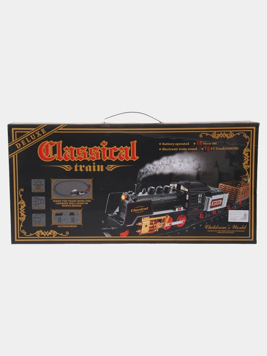 Игрушечный поезд, Набор железной дороги, Deluxe Train Set, Classical Train