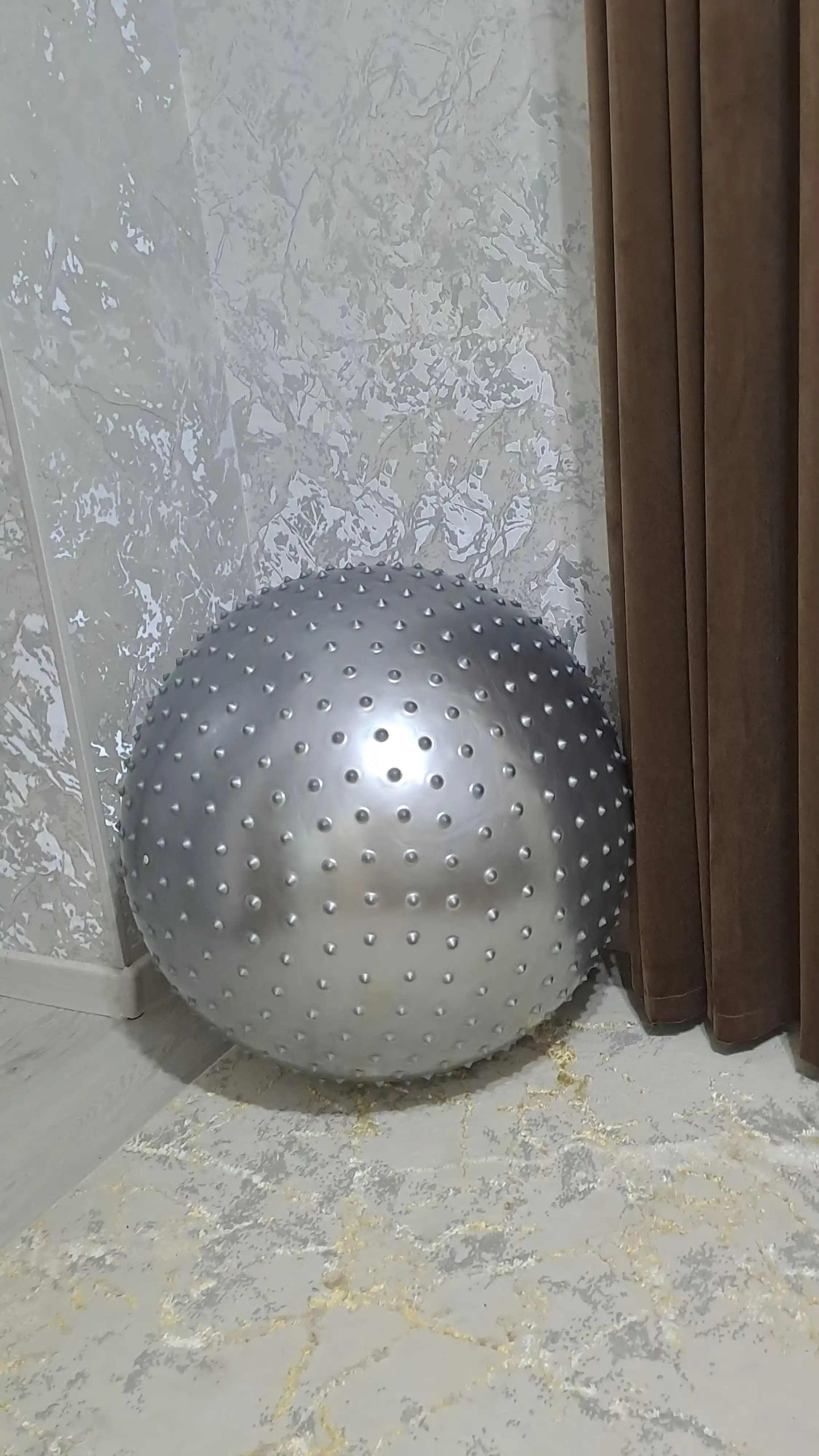Мяч для фитнеса с шипом Fitball, фитбол 75-85-95 см, с насосом