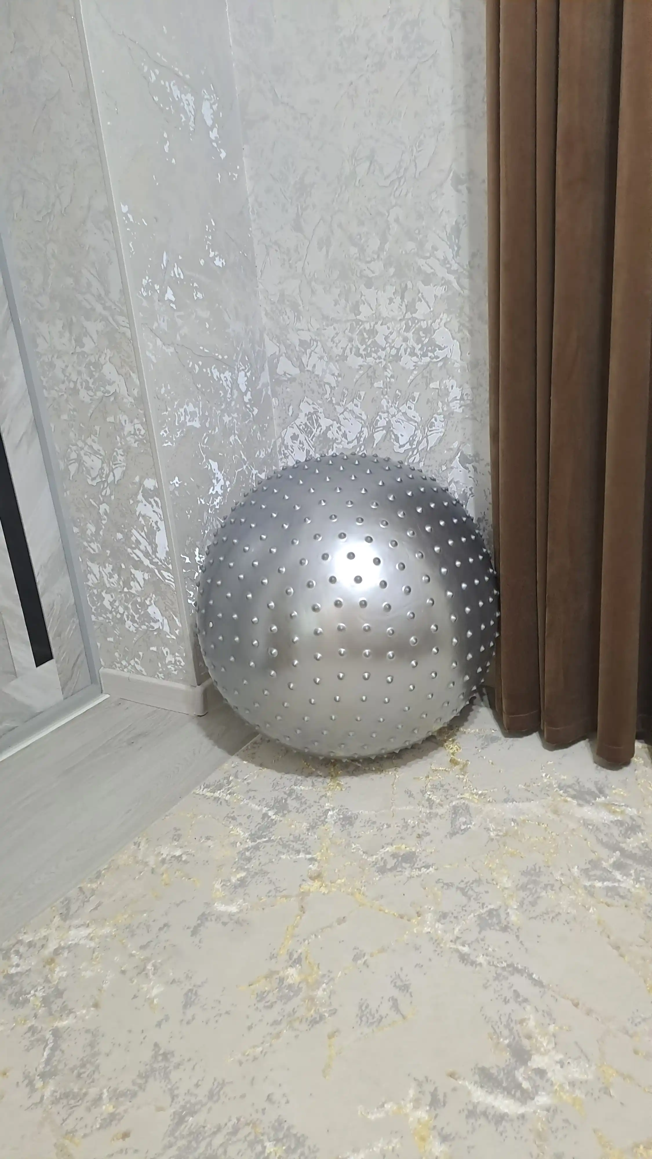 Мяч для фитнеса с шипом Fitball, фитбол 75-85-95 см, с насосом