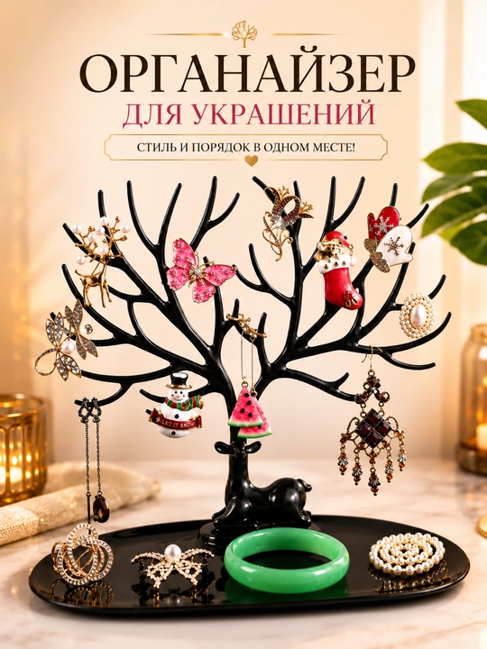 Органайзер для украшений, Дерево для украшений - 