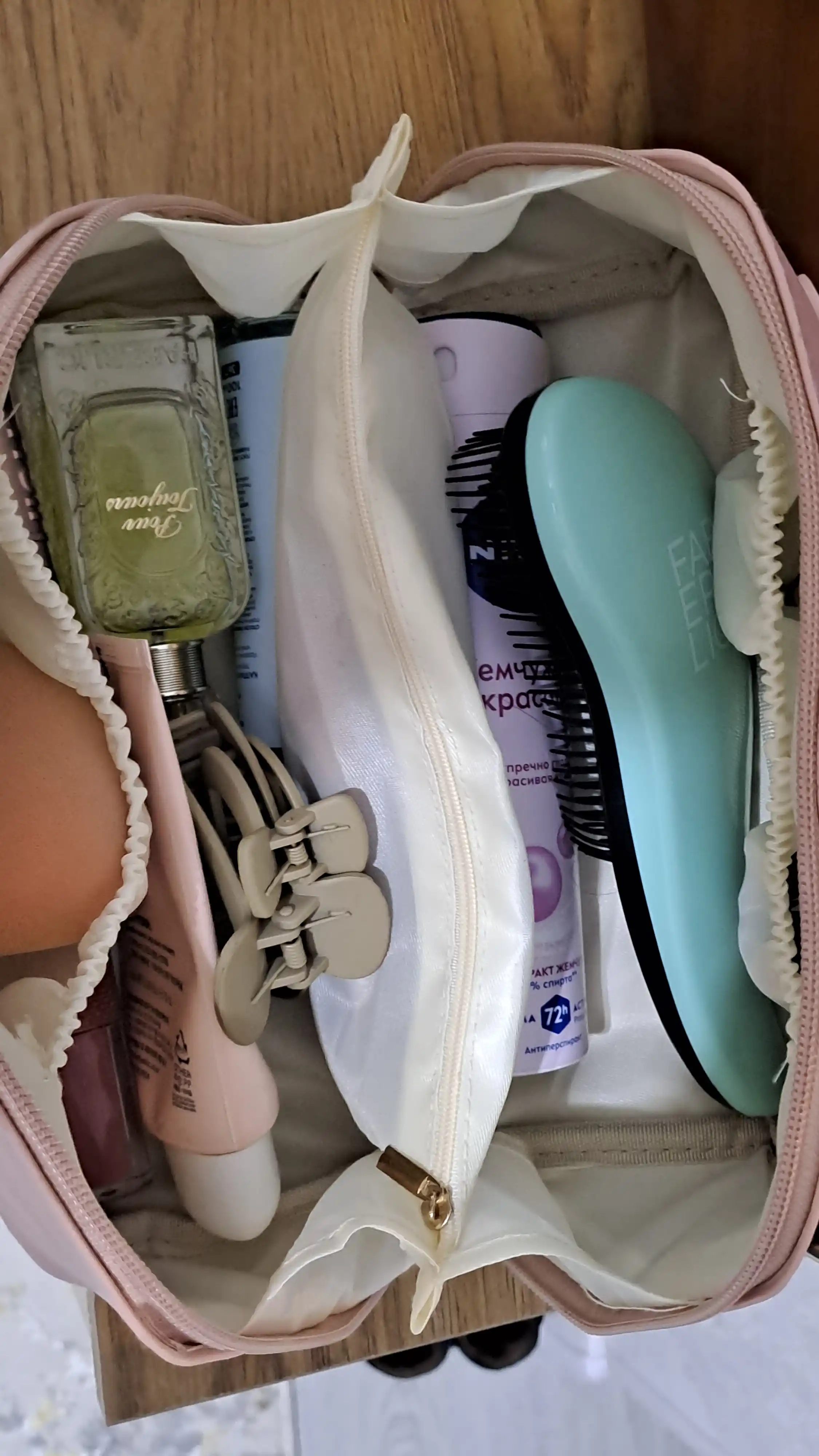 Kosmetik sumkasi, kosmetika uchun organayzer, 4 ta rang