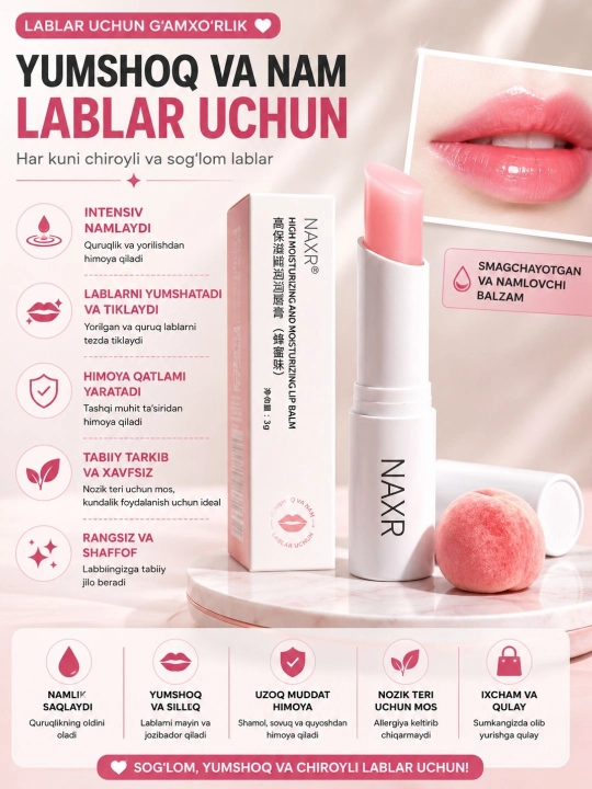 Vazelinli lablar uchun balzam - 