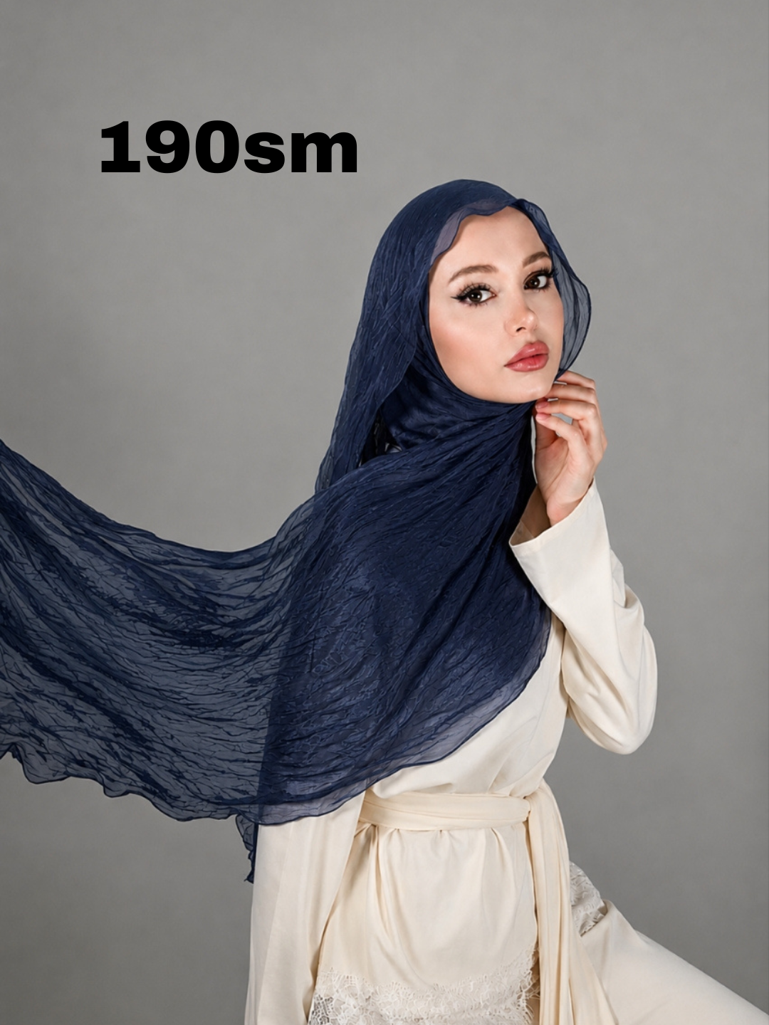Ayollar uchun organza jingalak sharfi, bembi jingalak sharfi, hijob, uzun kudryashka sharf - 