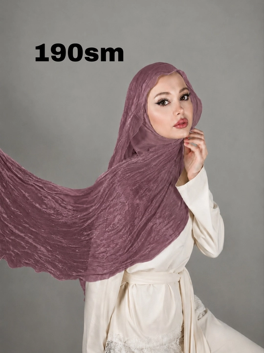 Ayollar uchun organza jingalak sharfi, bembi jingalak sharfi, hijob, uzun kudryashka sharf - 