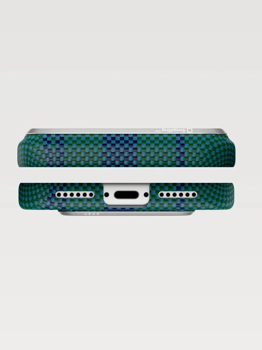 Chexol Pitaka Iphone 17 Pro, Pro Max, Magsafe bilan, ultra yupqa, o'ta mustahkam kevlardan