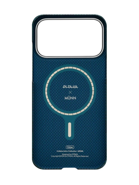 Chexol Pitaka Iphone 17 Pro, Pro Max, Magsafe bilan, ultra yupqa, o'ta mustahkam kevlardan