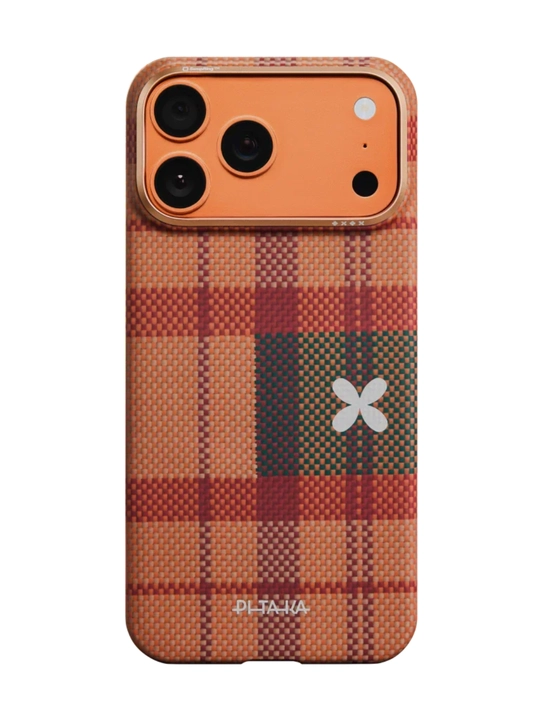 Chexol Pitaka Iphone 17 Pro, Pro Max, Magsafe bilan, ultra yupqa, o'ta mustahkam kevlardan