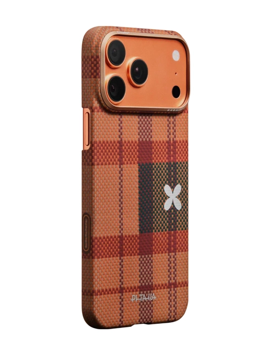 Chexol Pitaka Iphone 17 Pro, Pro Max, Magsafe bilan, ultra yupqa, o'ta mustahkam kevlardan