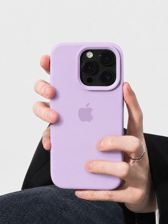 Iphone 17, 16, 15, 14, 13, 12, 11 modellari uchun silikon g'ilof - 