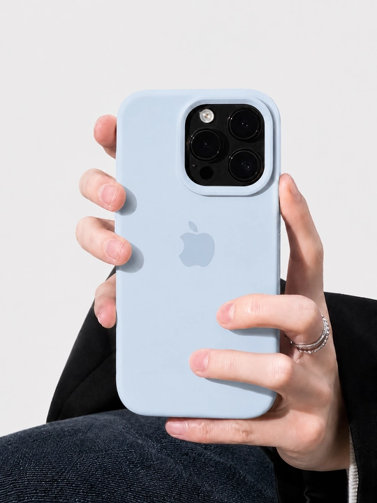 Iphone 17, 16, 15, 14, 13, 12, 11 modellari uchun silikon g'ilof - 