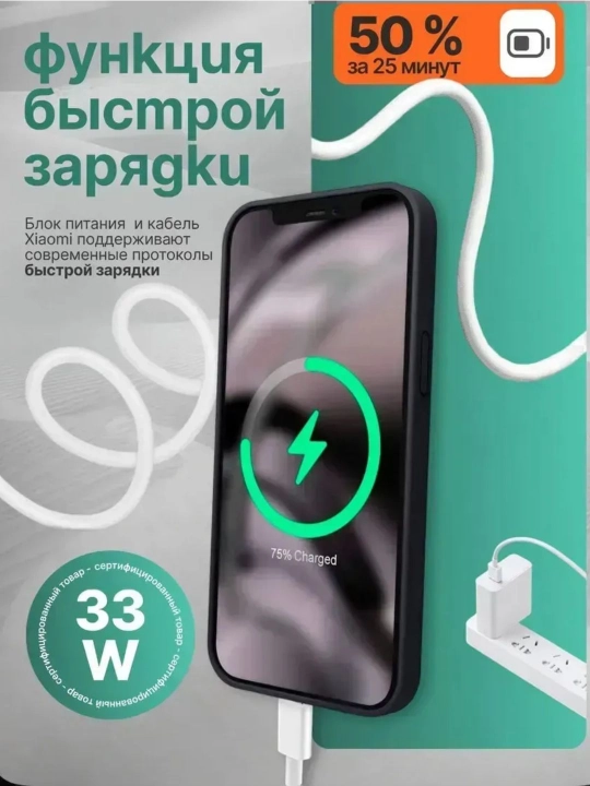 Быстрая зарядка 120W, 67W, 33W USB Type-C, сетевое зарядное устройство для Android