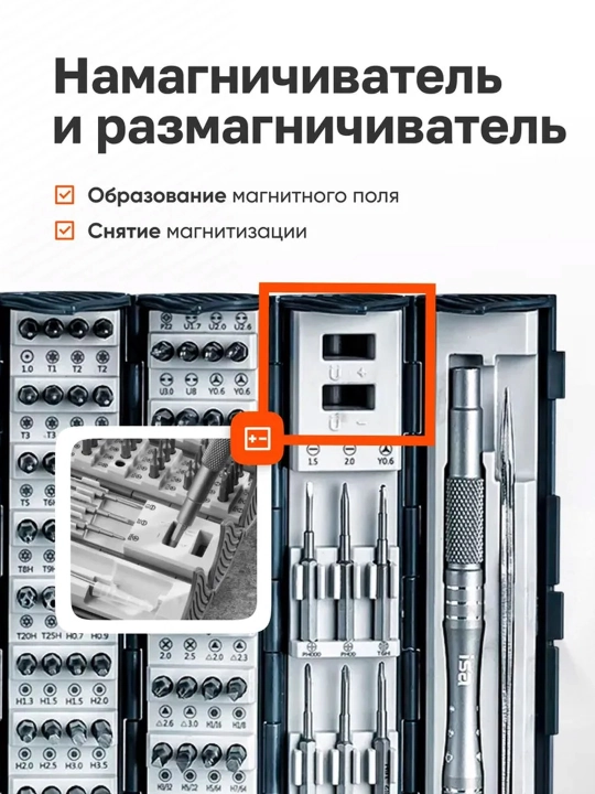 Набор прецизионных отвёрток 128 в 1 для ремонта электроники