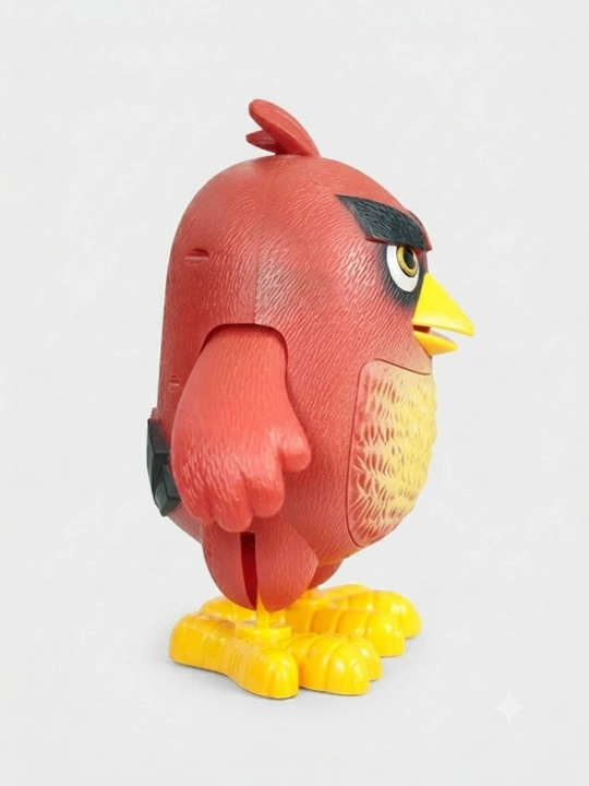 Raqsga tushadigan Angry Birds o‘yinchog‘i, musiqa, chiroq va harakatli bolalar o‘yinchog‘i