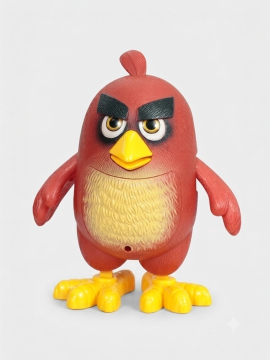 Raqsga tushadigan Angry Birds o‘yinchog‘i, musiqa, chiroq va harakatli bolalar o‘yinchog‘i