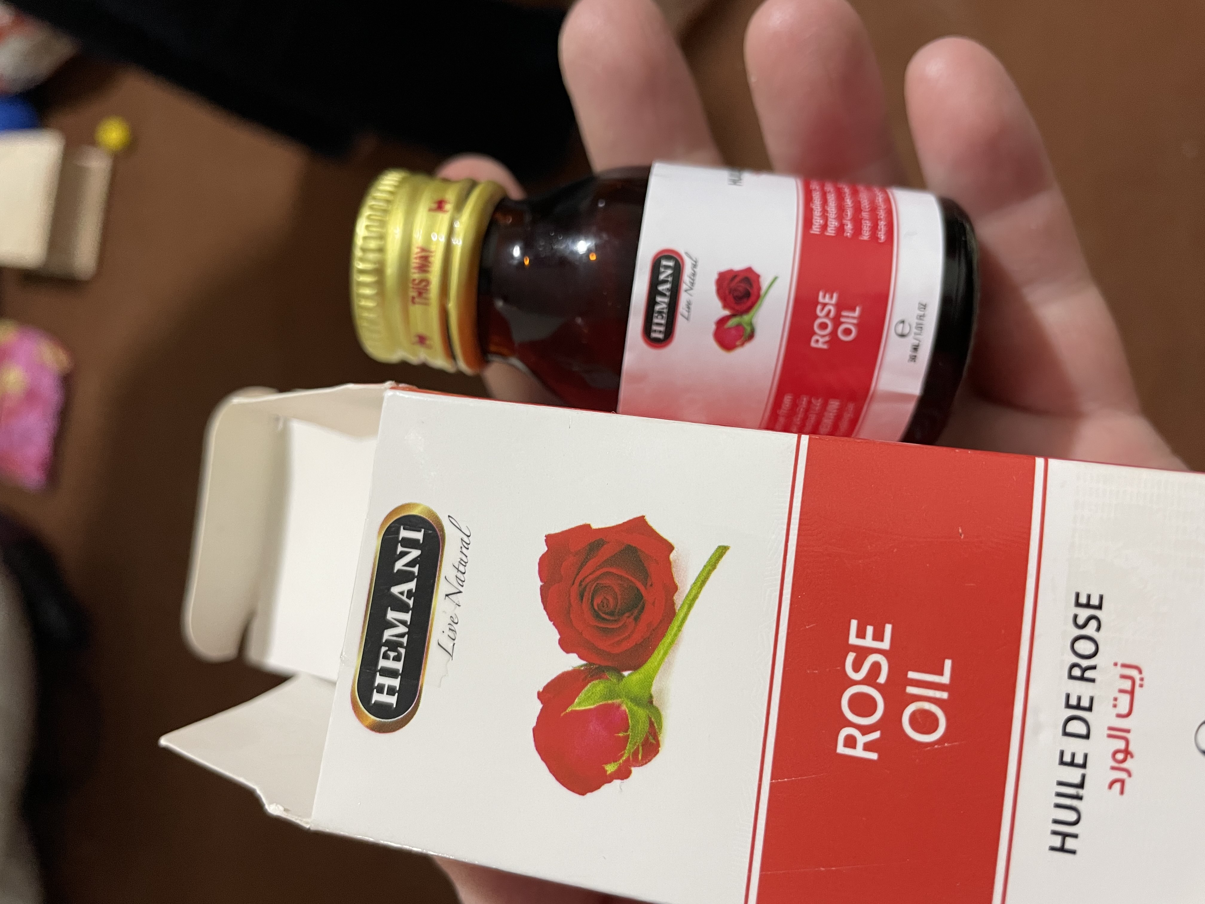 Тabiiy atirgul moyi, sovuq siqim, yuz uchun qarishga qarshi parvarish, 30 ml
