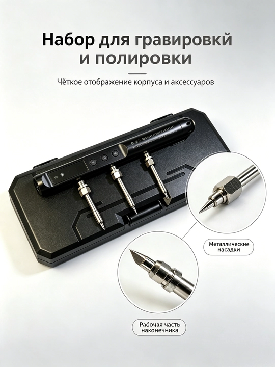 Паяльники, паяльный набор, LED дисплей, USB Type-C, портативный, 260–420°C