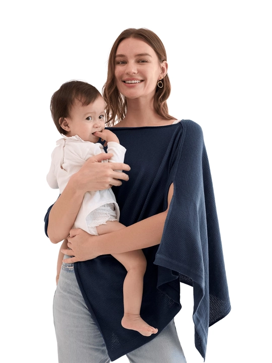 Momcozy emizish uchun yopqich, nafas oluvchi yumshoq emizish ponchosi - 
