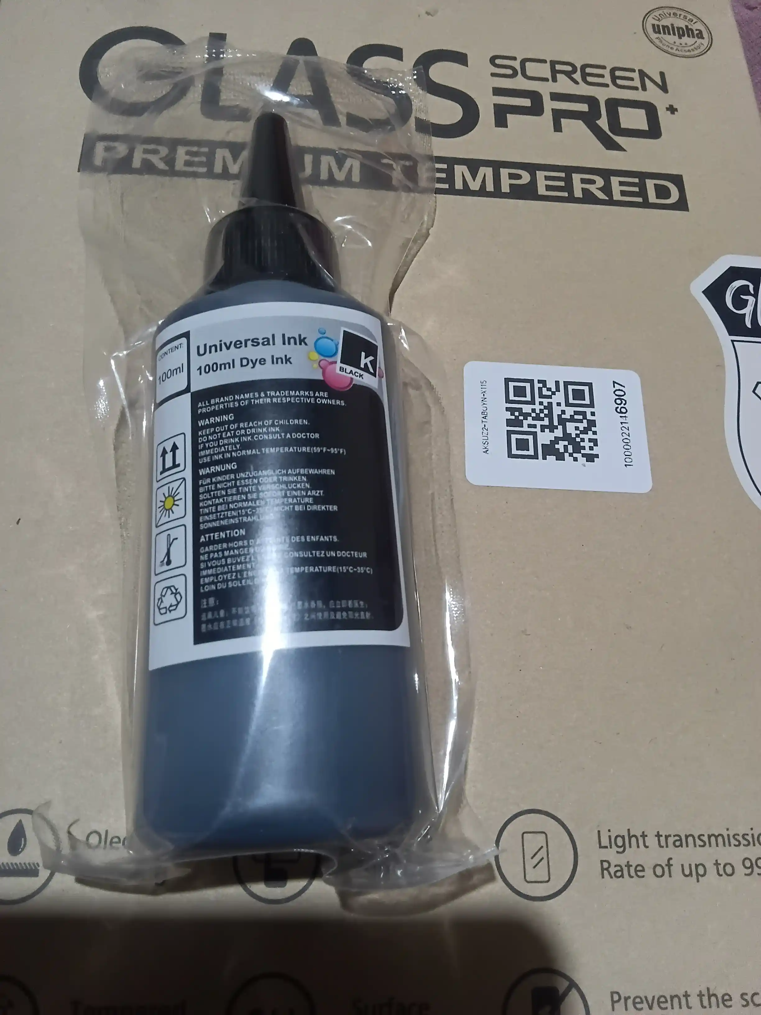 Универсальные чернила 100ml,250ml,500ml 6 цветов для принтеров Epson Canon HP Brother