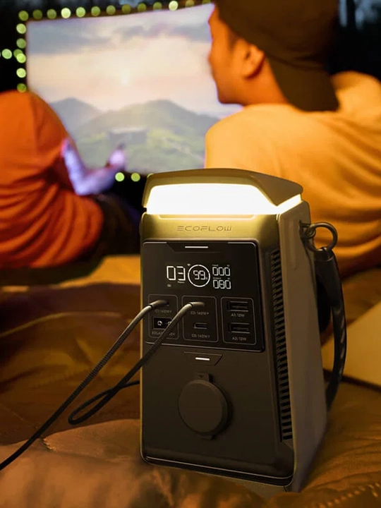EcoFlow TRAIL Plus 300 DC Portativ Quvvat Stansiyasi 288Wh 300W USB-C 140W LiFePO4