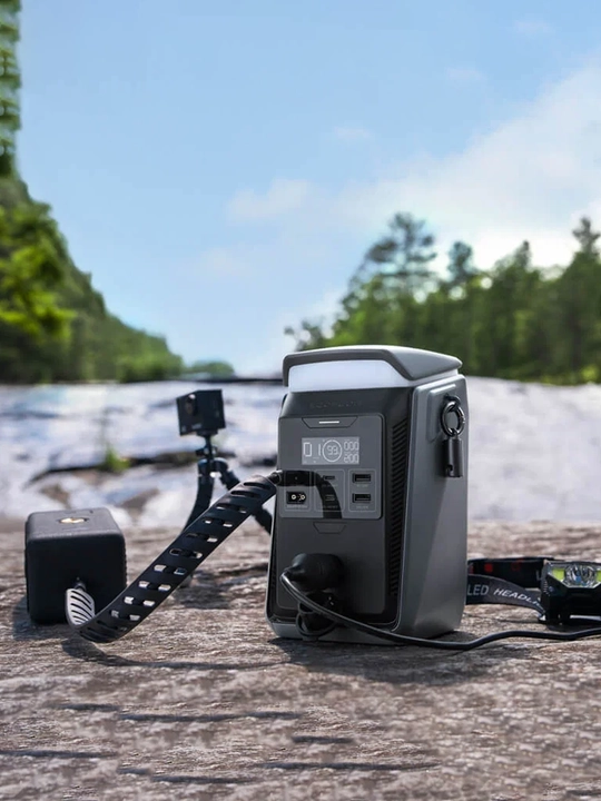 EcoFlow TRAIL Plus 300 DC Portativ Quvvat Stansiyasi 288Wh 300W USB-C 140W LiFePO4