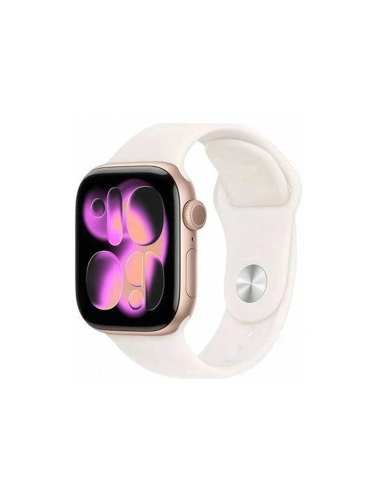 Смарт-часы Apple Watch Series 11 GPS 42 мм с алюминиевым корпусом и спортивным ремешком - 