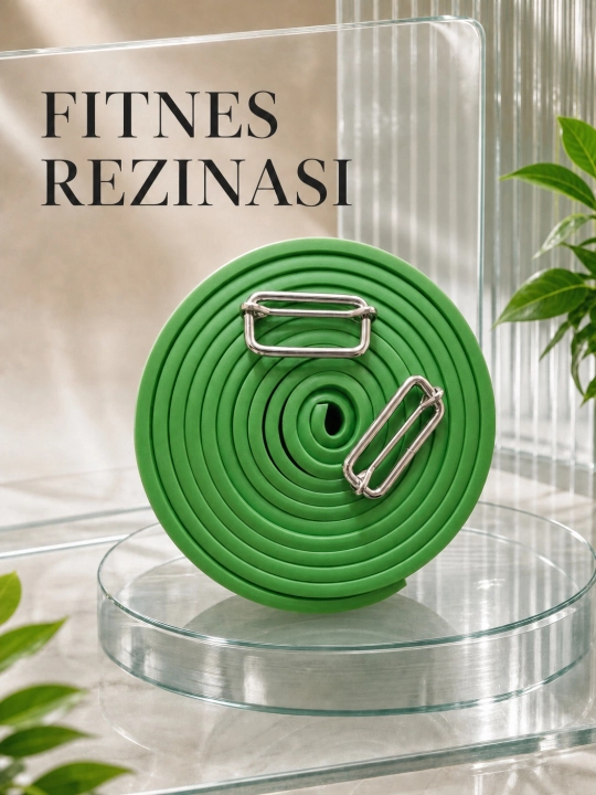 Fitness uchun elastik qarshilik lentasi, mashq va cho‘zilish uchun rezina tasma - 