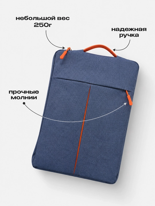 Сумка для MacBook и ноутбука 13–15.6″ – мягкая защита, удобная и лёгкая