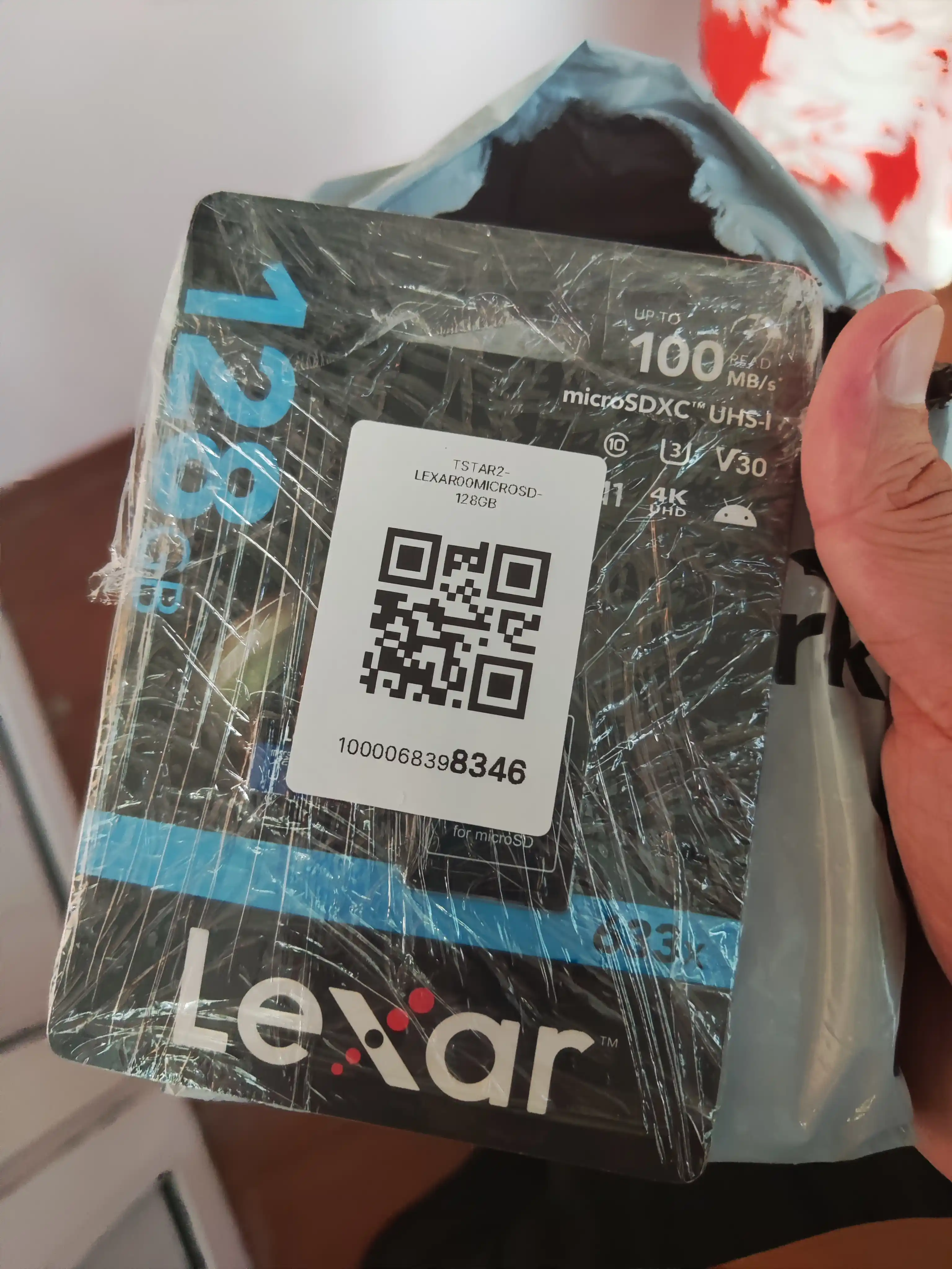 Флешка Lexar 32/64/128/256GB A1, V30, 4K, 100Mb/s microSDXC UHS-I card, micro sd