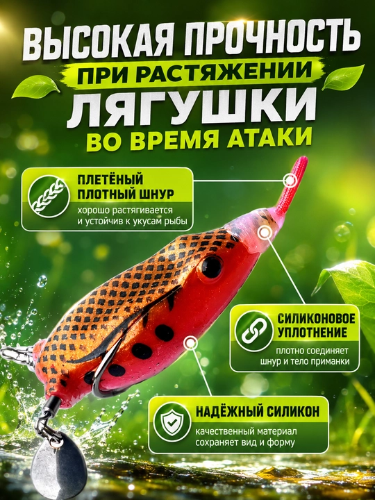 Лягушка-незацепляйка, крючок-лягушка для ловли щуки