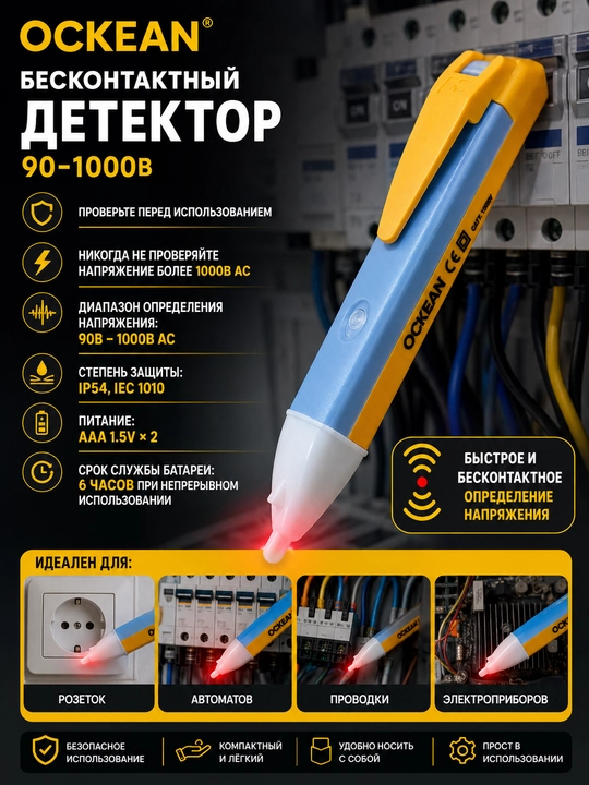 Detektor OCKEAN 90-1000 V - 
